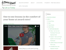 Tablet Screenshot of musicwaves.com.au