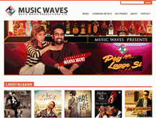 Tablet Screenshot of musicwaves.ca