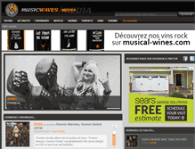 Tablet Screenshot of musicwaves.fr